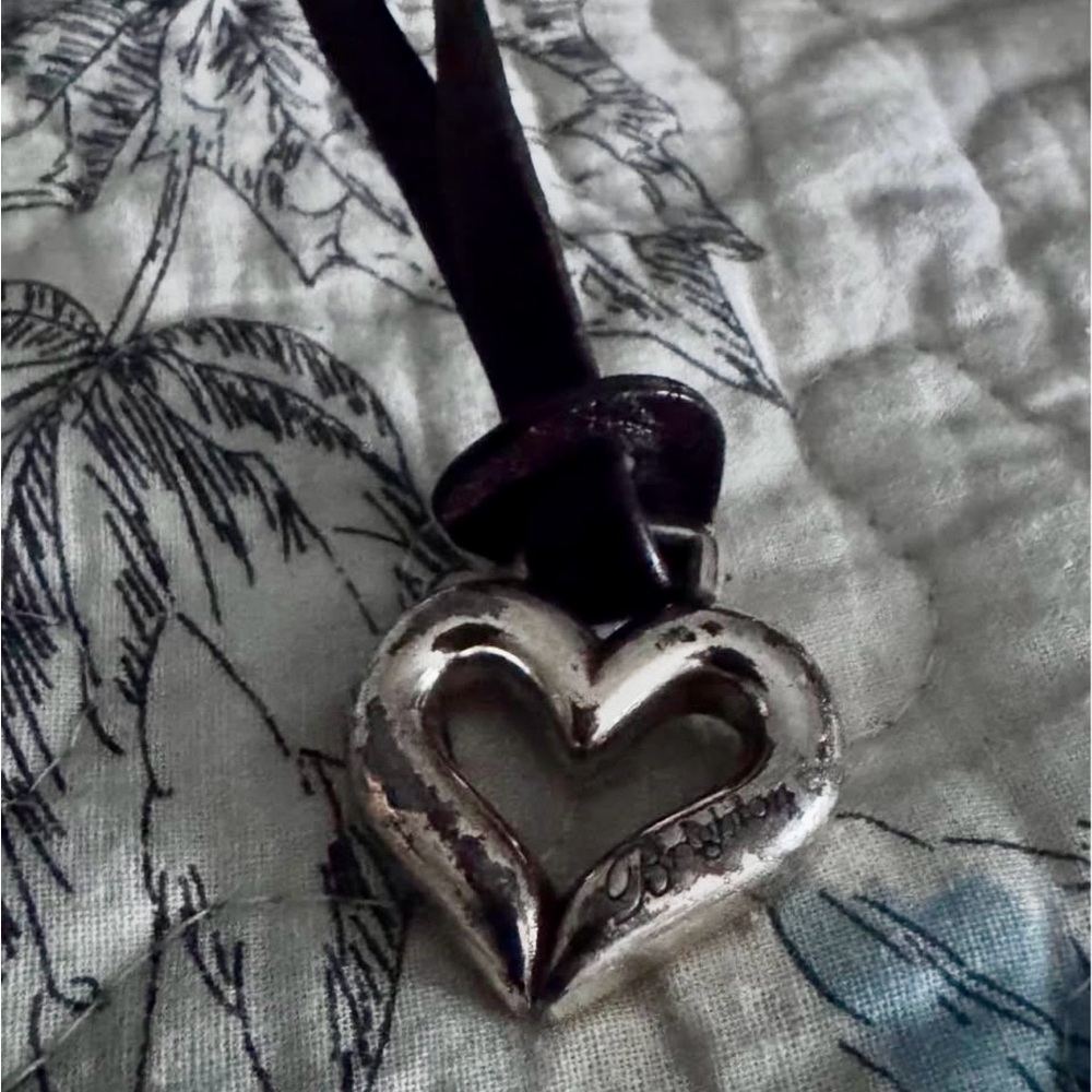 Brighton Logo Heart Shoulder Bag with Heart Accents - Picture 6 of 8